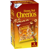 Cheerios Gluten Free Honey Nut Breakfast Cereal Pouches - 8ct