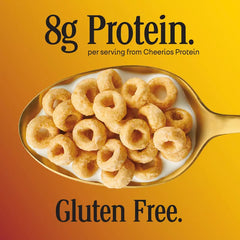 Cheerios Protein Gluten Free Honey Nut Family Size Breakfast Cereal - 14oz