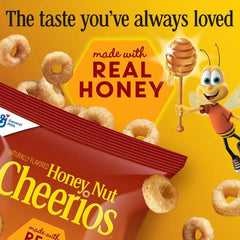 Cheerios Gluten Free Honey Nut Breakfast Cereal Pouches - 8ct