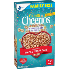 Cheerios Confetti Family Size Breakfast Cereal - 19oz